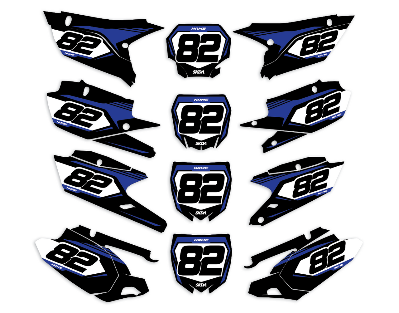 S3 Yamaha Number Plates | SKDA USA