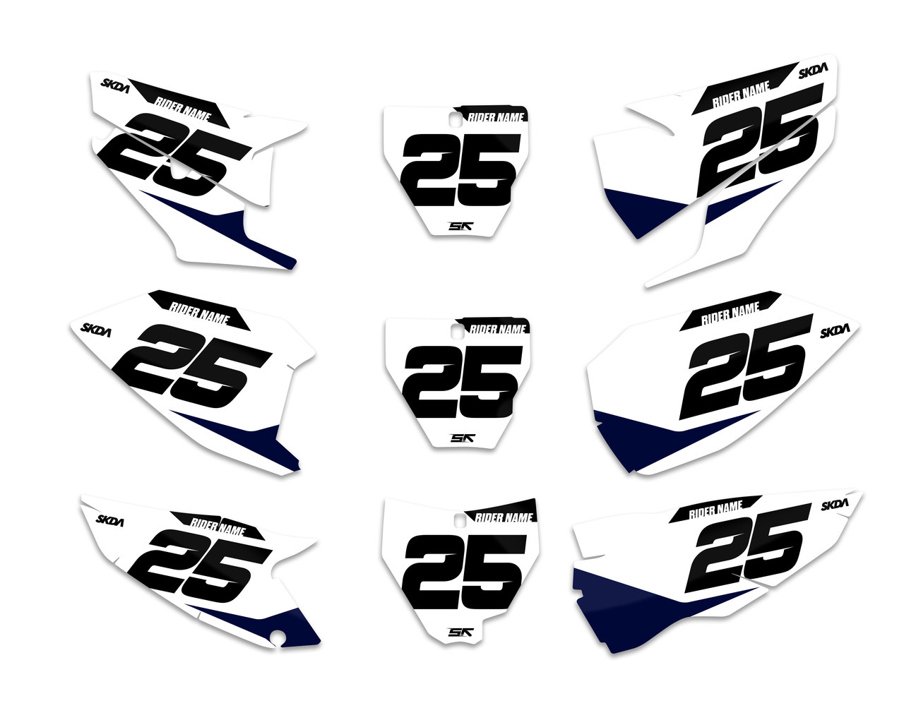 S2 Husqvarna Number Plates SKDA US Store