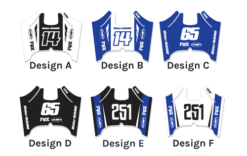 Yamaha YZF Top Airbox Sticker Decal Graphic by SKDA