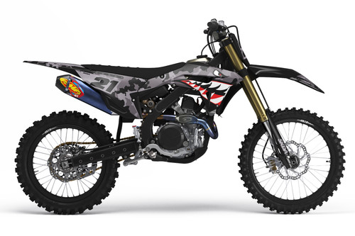 BOMBER Black CR/CRF Full Graphics Kit | SKDA USA