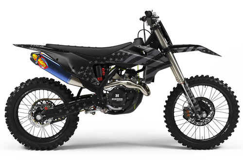 GRIT Blk/Grey KTM Full Graphics Kit