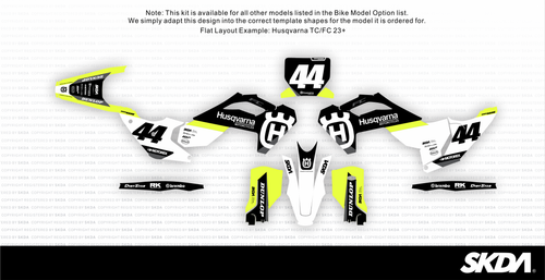 CLASS Black Husqvarna Full Graphics Kit - SKDA - US Store