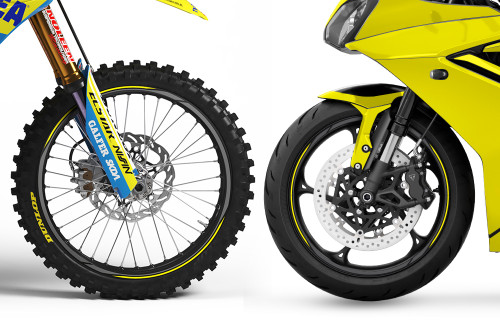 Rim Tape Decals designed and manufactured by SKDA Moto Creative.