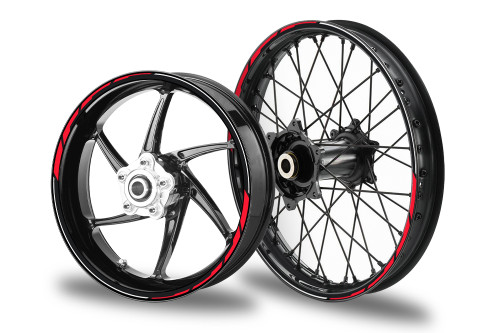Red Rmi Block BLOCK Red - Rim Decals | SKDA USA