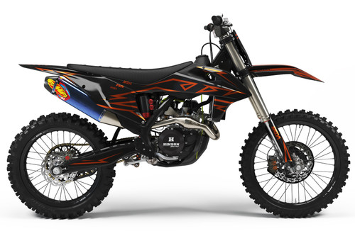 KTM CHROME Graphics Kit & Seat Cover by SKDA