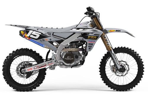 AZURE Grey YZF/WRF Full Graphics Kit by SKDA 2023
