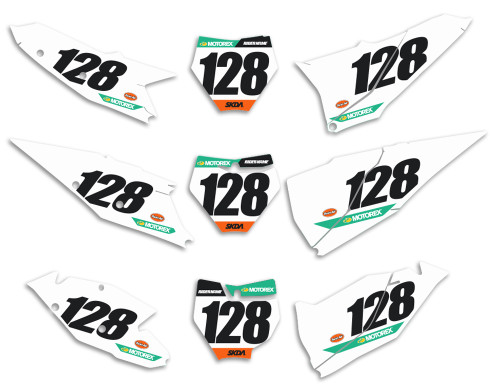 S8 KTM Number Plates