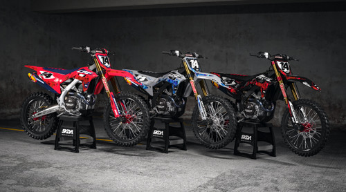 Krc Ridge RIDGE Blk/Red CR/CRF Full Graphics Kit | SKDA USA