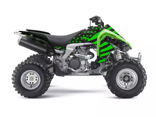 GRIT Green Kawasaki ATV Full Graphics Kit