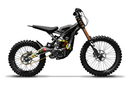 Surron full graphics kits designed and manufactured by SKDA