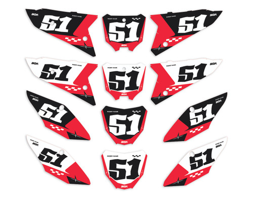 Honda number plates designed and manufactured by SKDA