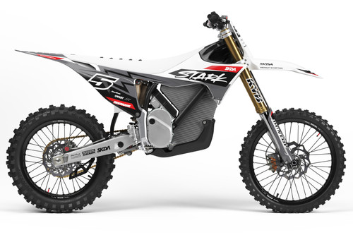 STELLAR Red/Gry Stark Varg Full Graphics Kit designed and manufactured by SKDA