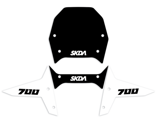 Yamaha Tenere 700 Windscreen Protection Sticker Set by SKDA