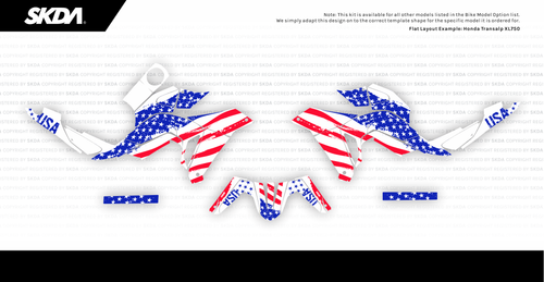 ステンシルオーダー GRIT USA Transalp Full Graphics Kit | SKDA USA