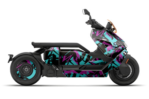 SHATTER BMW CE-04 Full Graphics Kit Made and Manufactured by SKDA Moto Creative