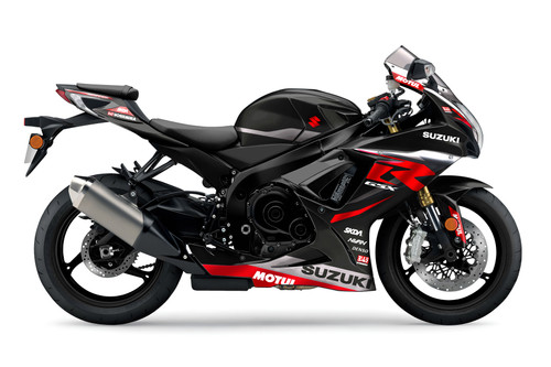 ZEPHYR CHROME Blk/Red Suzuki GSXR Full Graphics Kit Made and Manufactured by SKDA Moto Creative