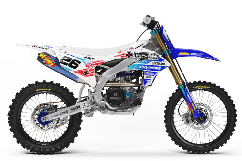 24 CLUBMX REDBUD YZF/WRF Full Graphics Kit designed and manufactured by SKDA Moto Creative.