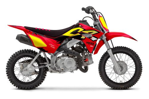 94 FACTORY Honda Mini Bike Full Graphics Kit designed and manufactured by SKDA Moto Creative.