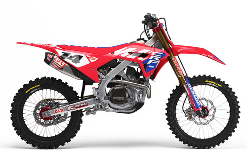 BLADE Red CR/CRF Full Graphics Kit designed and manufactured by SKDA Moto Creative.