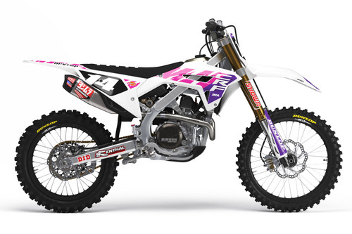 BLADE Pink CR/CRF Full Graphics Kit designed and manufactured by SKDA Moto Creative. BLADE Pink CR/CRF Full Graphics Kit designed and manufactured by SKDA Moto Creative.