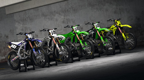 WIDE Black KX/KXF Full Graphics Kit | SKDA USA