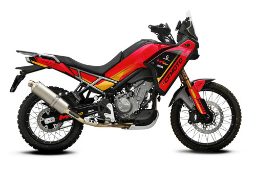 LEAGUE Red MT450 Full Graphics Kit designed and manufactured by SKDA Moto Creative.