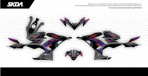 VIBE Grey Ninja Full Graphics Kit | SKDA USA