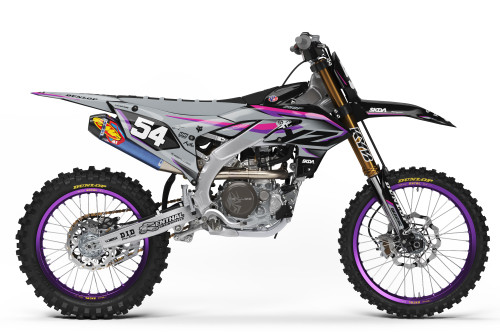 EVOZ Grey YZF/WRF Full Graphics Kit designed and manufactured by SKDA Moto Creative