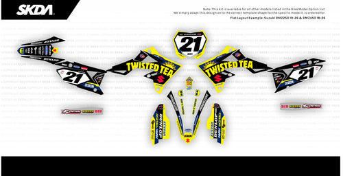 26 Twisted Tea RMZ Replica Graphics Kit | SKDA USA