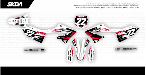 FRAGMENT Red YZ Full Graphics Kit - SKDA - US Store