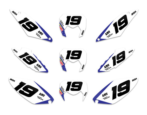 Sherco Number Plates - by SK Designs Australia