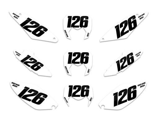 Sherco Number Plates - by SK Designs Australia Sherco Number Plates - by SK Designs Australia