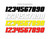 SKDA Individually Cut Out Number Graphics - STAUNCH Style