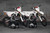 SMOKE V2 Wht/Grey Honda Mini Bike Full Graphics Kit designed and manufactured by SKDA Moto Creative.