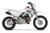 SMOKE V2 Wht/Grey Honda Mini Bike Full Graphics Kit designed and manufactured by SKDA Moto Creative.