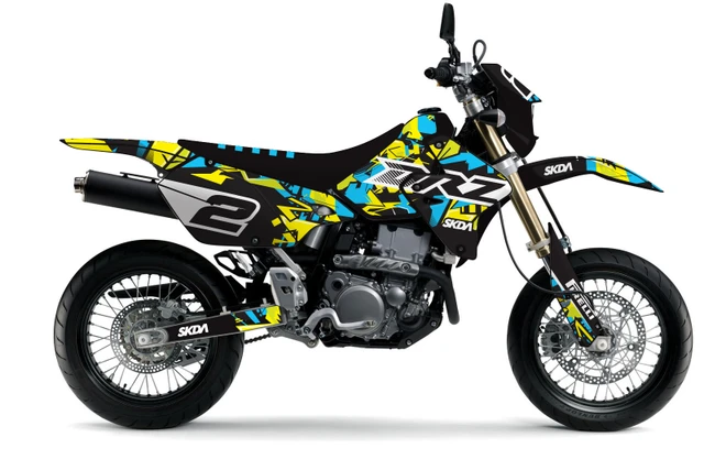 SHATTER Teal DRZ/JR Full Graphics Kit | SKDA USA