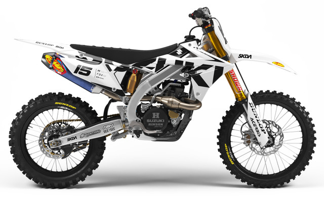 24 TWISTED TEA MILITARY Suzuki Full Graphics Kit | SKDA USA