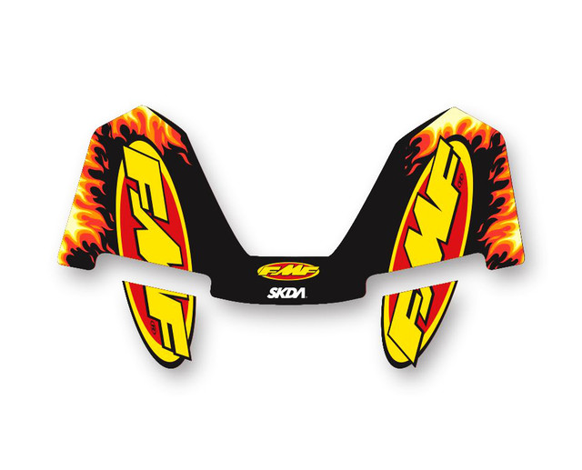 TEAM GREEN FMF Endcap Decal Set | SKDA USA