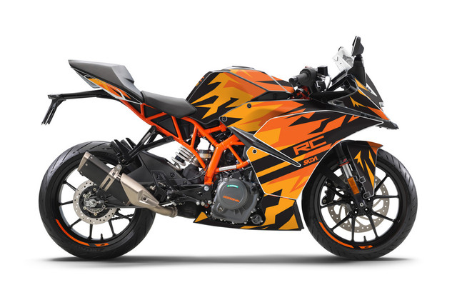 FOCUS Orange KTM RC Full Graphics Kit | SKDA USA
