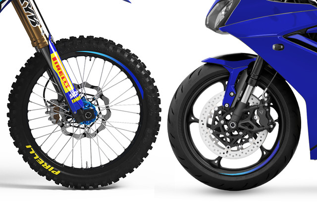 Dirt Bike Wheel Stickers & Rim Decals