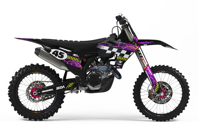 GFDD V1 CHROME Silver Full Graphics Kit | SKDA USA