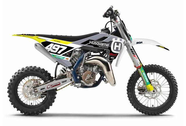 24 AU FACTORY Husqvarna Mini Full Graphics Kit | SKDA USA
