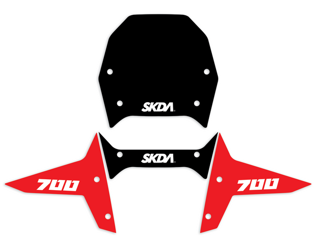 オーダー T7 Windscreen Protection Sticker Set - Black | SKDA USA