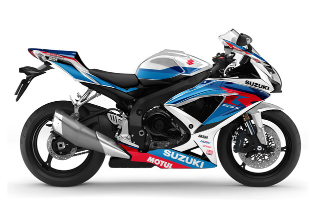 ジュニア ZEPHYR Wht/Red Suzuki GSXR Full Graphics Kit | SKDA USA