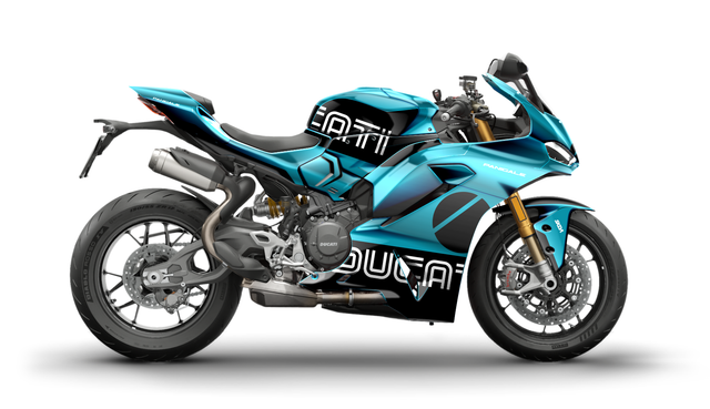 モア CORSA White Panigale Full Graphics Kit | SKDA USA