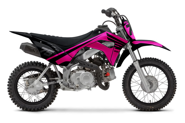 DIVIDE Pink/Teal Honda Mini Full Graphics Kit | SKDA USA