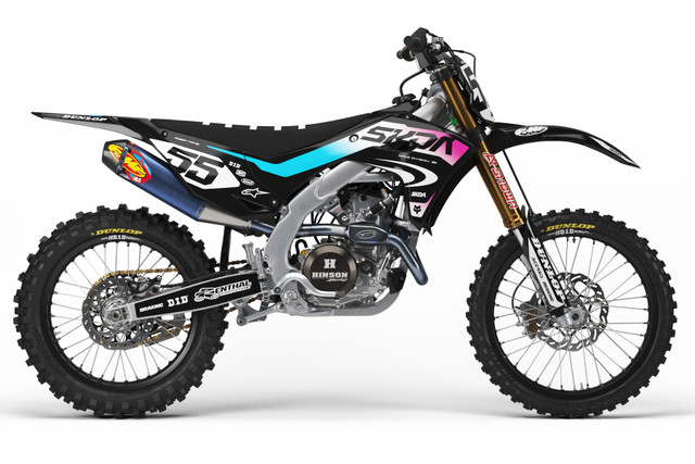 Full Graphics Kits - Kawasaki KX, KXF, KLX & KDX Models