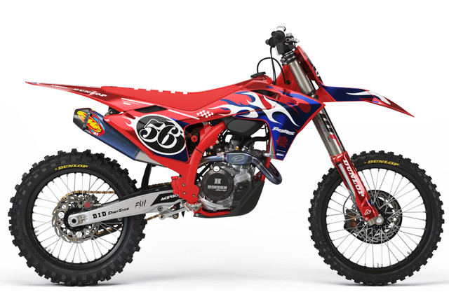 Dirt Bike Graphic Kits | Helmet, Wheel & Exhaust Stickers