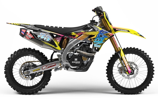 Dirt Bike Graphic Kits | Helmet, Wheel & Exhaust Stickers