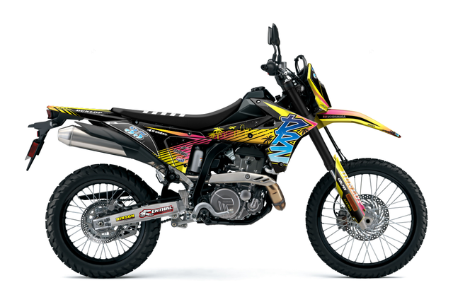 MIAMI Yellow DR-Z 4 Full Graphics Kit - SKDA - US Store